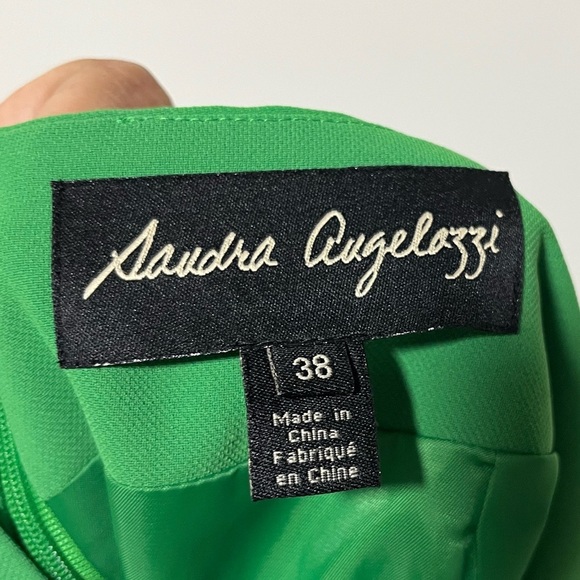 Sandra Angelozzi Women’s Green Ruffle Detail Wrap Skirt Size 38 - Picture 5 of 9